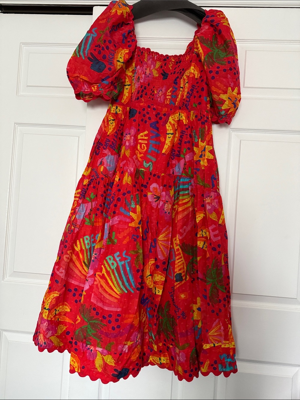 FARM Rio Red Multicolor Floral & Graphic Maxi Dress - Picture 6 of 8